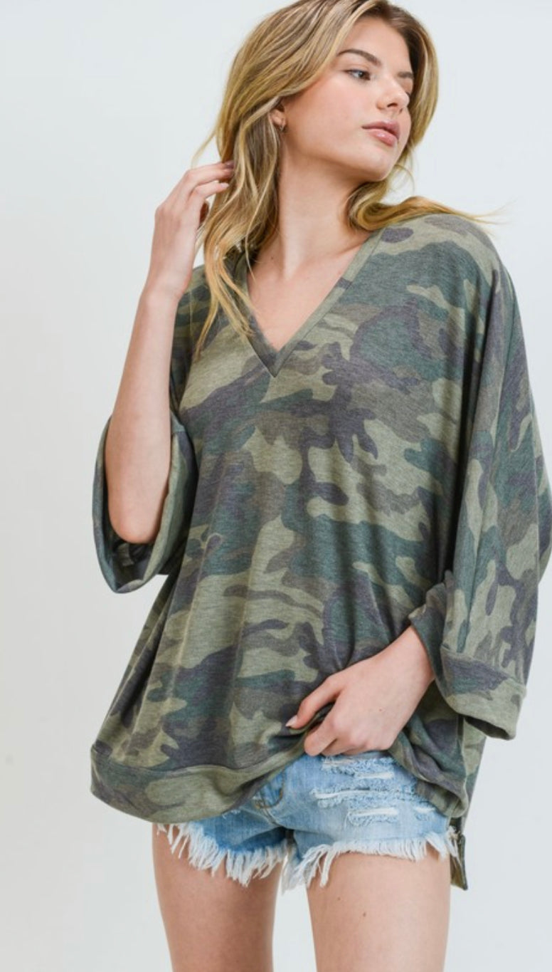 Camo Poncho