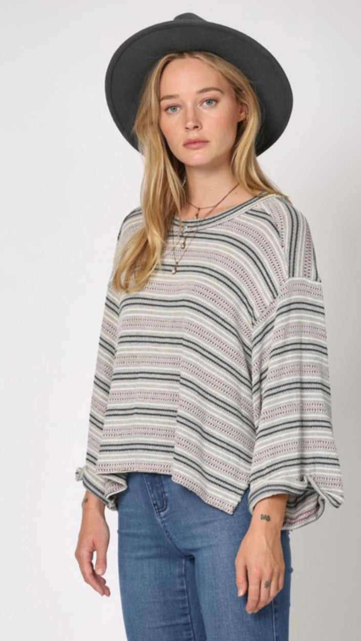 Shawna Striped Sweater