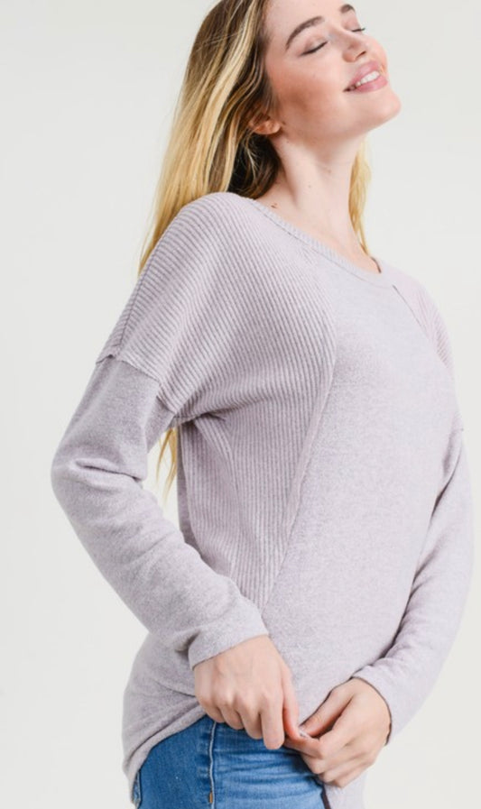 Long Sleeve Ribbed Basic