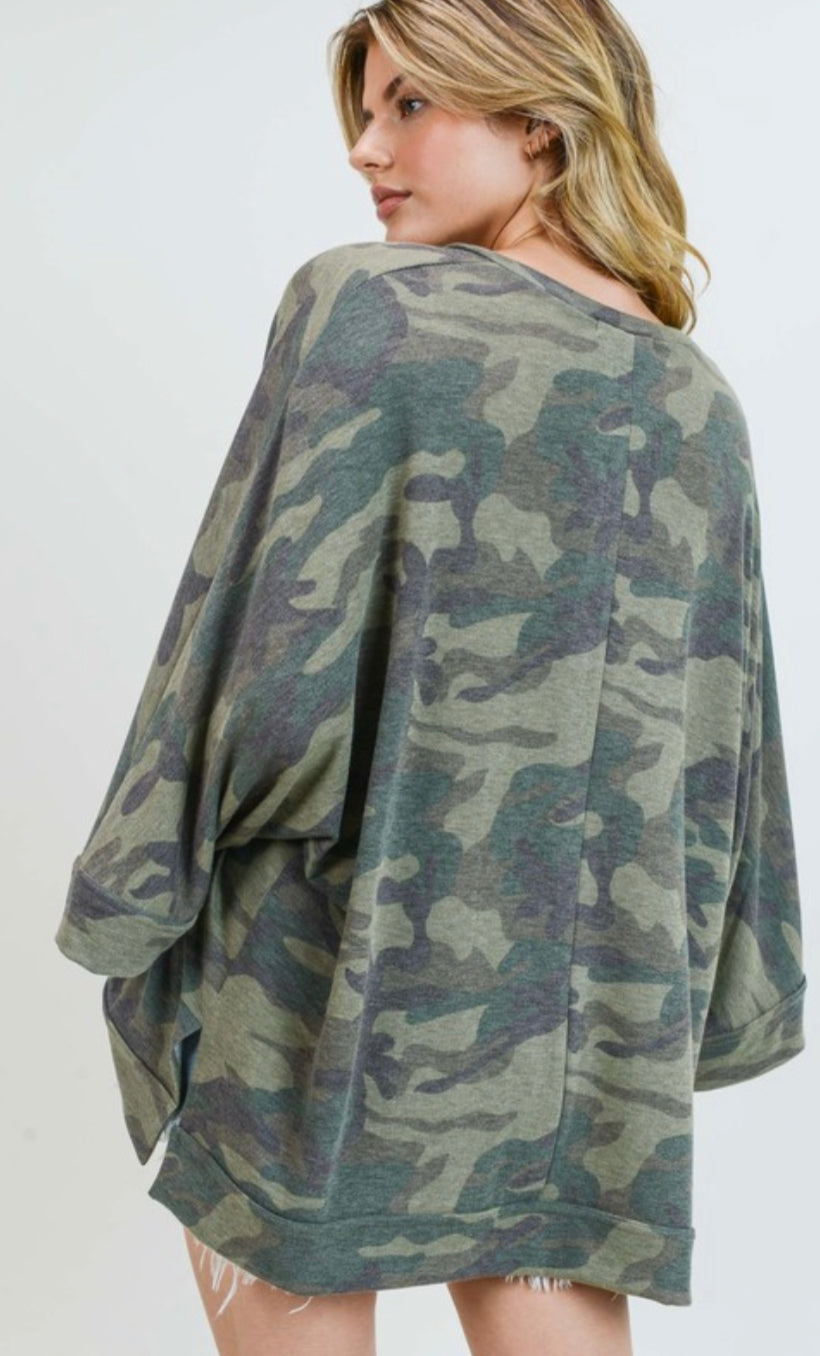 Camo Poncho