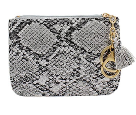 Snake Skin Coin Pouch