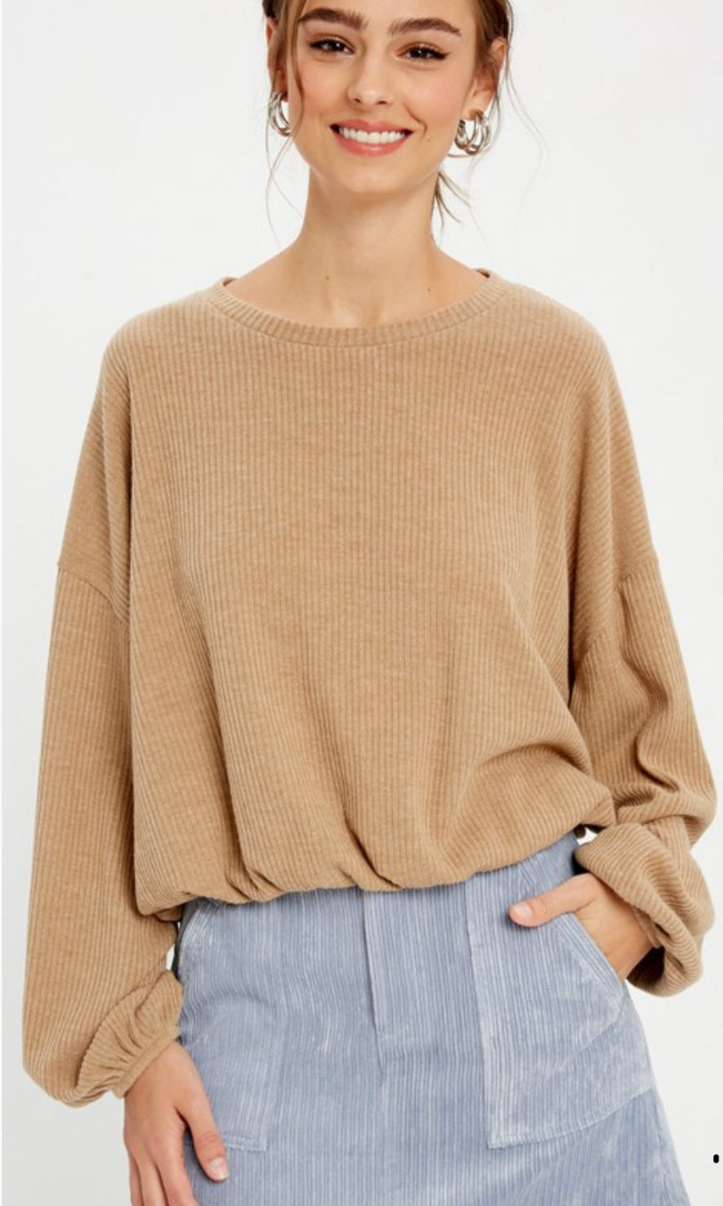 Riley Round Neck Knit Top