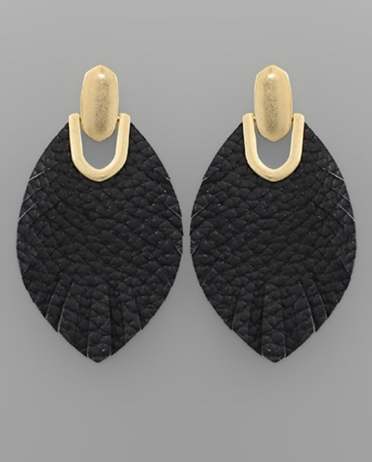 Leather Fringe Earrings