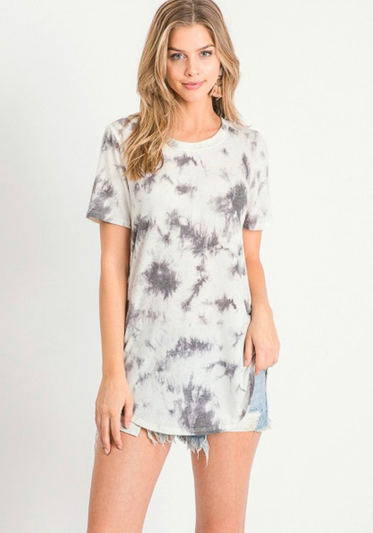 Song Lyrics Tie Dye Top