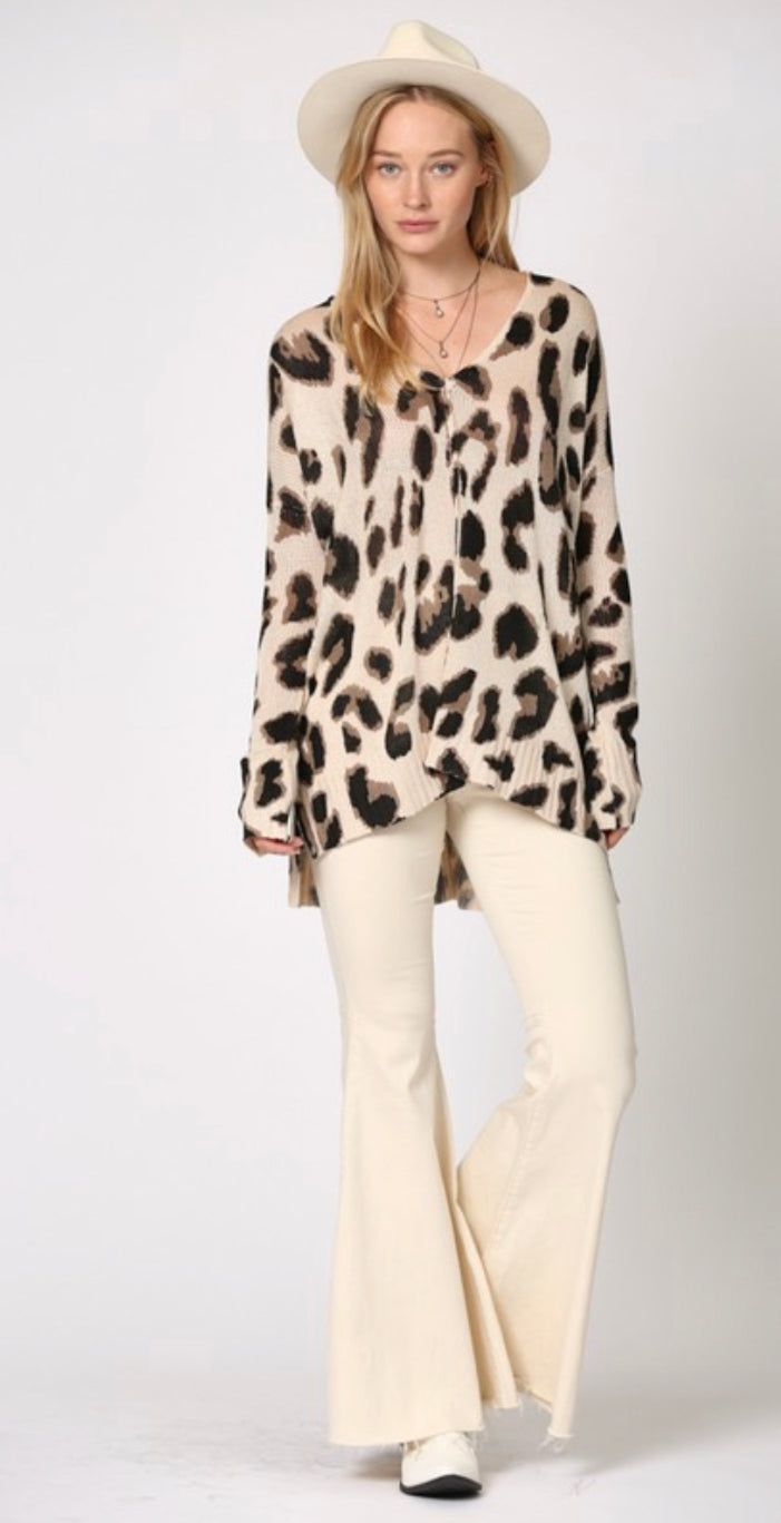 Lacy Leopard Tunic