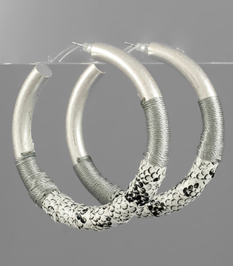 Half Open Wrapped Hoops