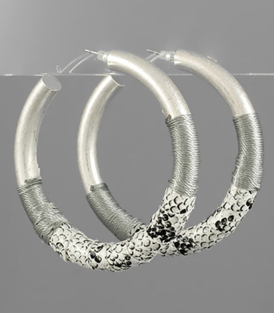 Half Open Wrapped Hoops