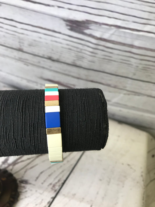 10mm Color Block Bracelet