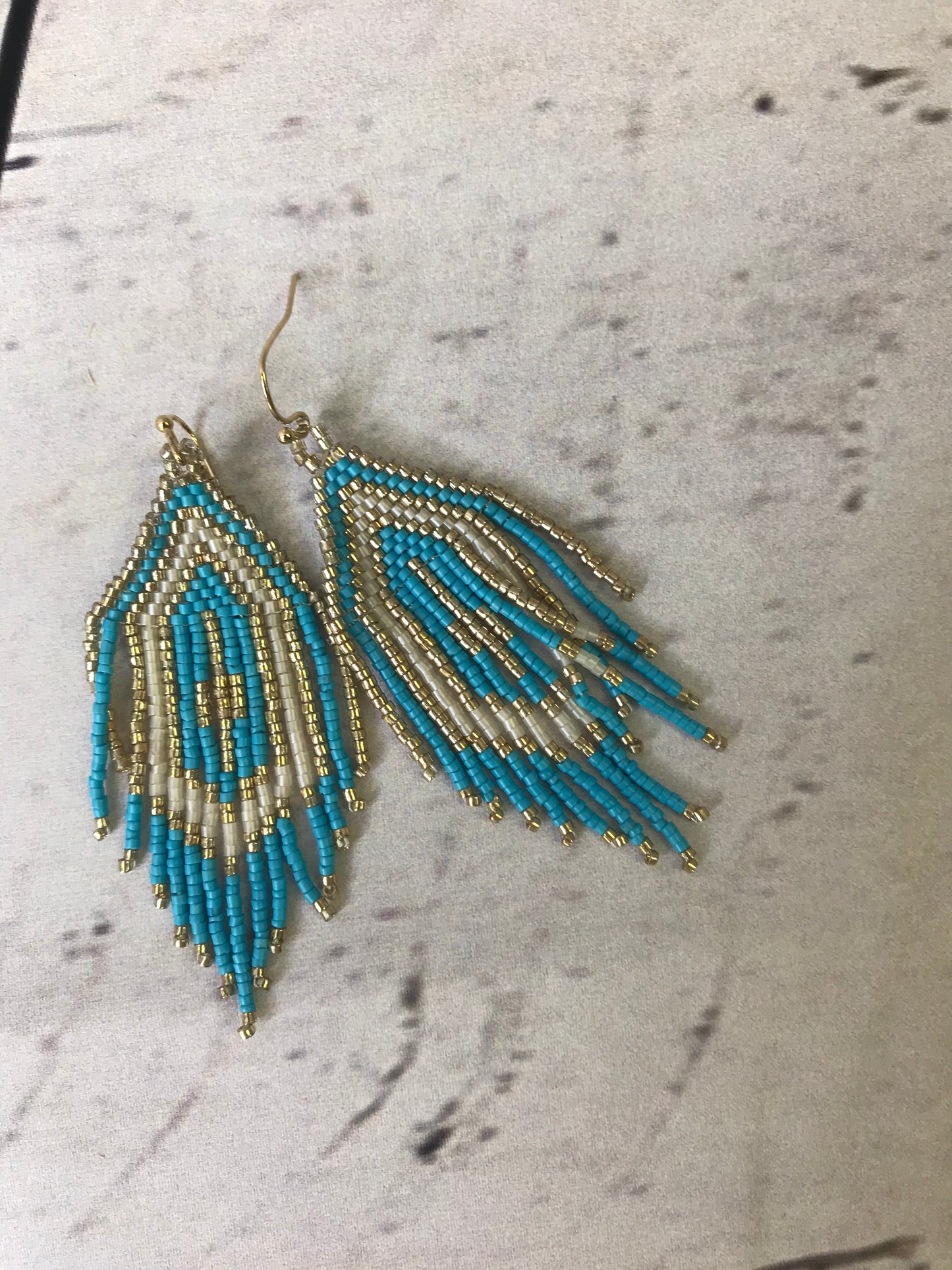 Bead Fringe Earrings