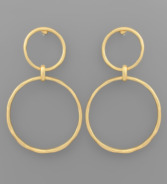 Linked Circle Earrings