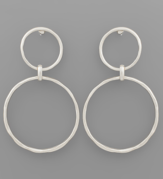 Linked Circle Earrings