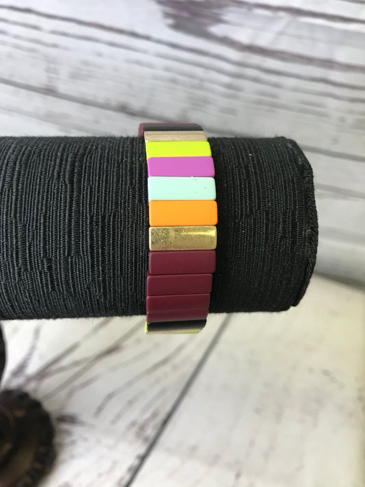 15mm Color Block Bracelet