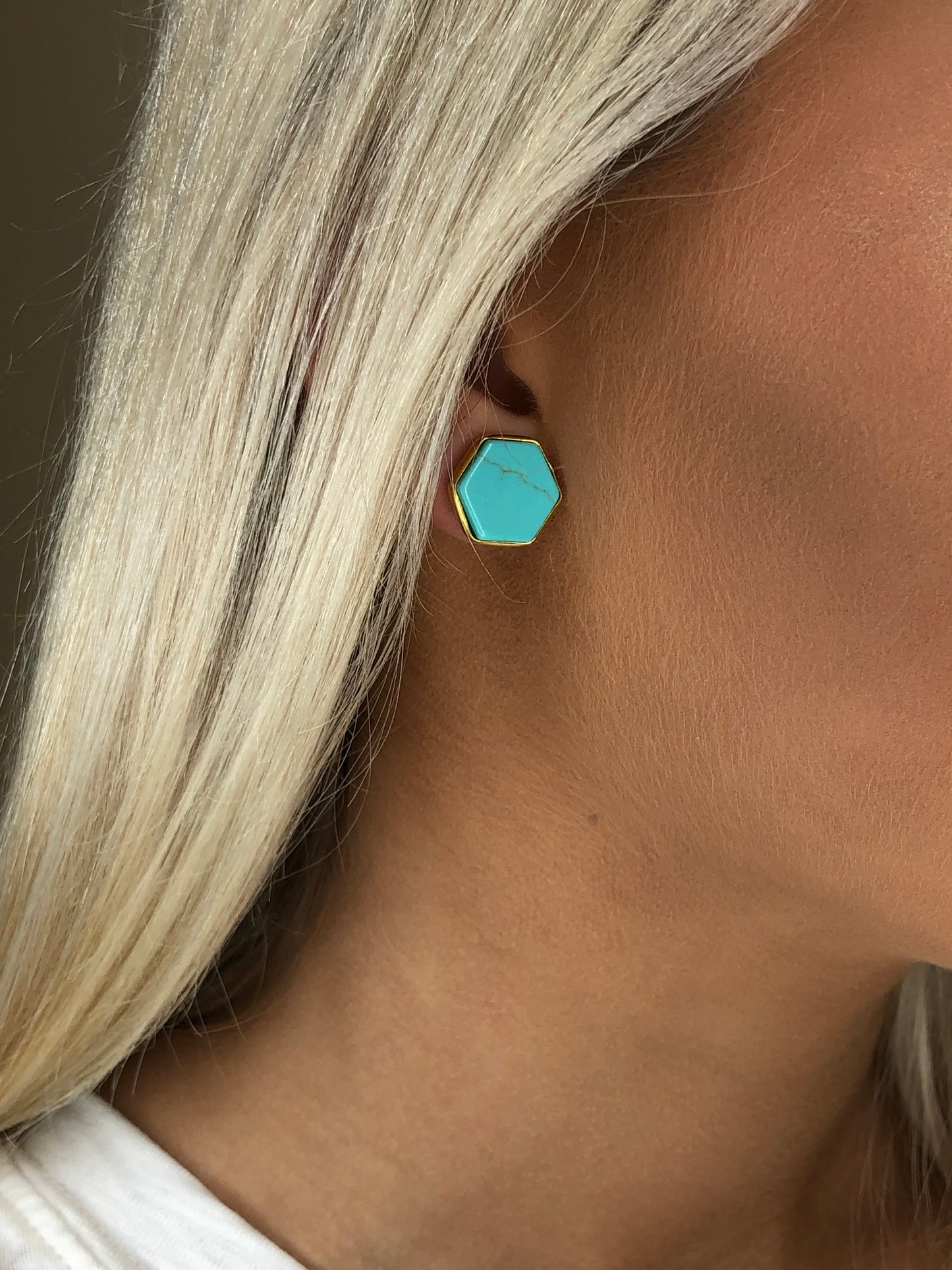 Turquoise Stud Earrings