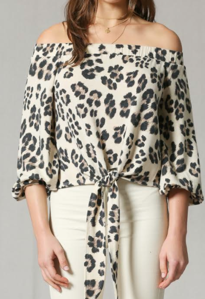 Lexy Leopard Top