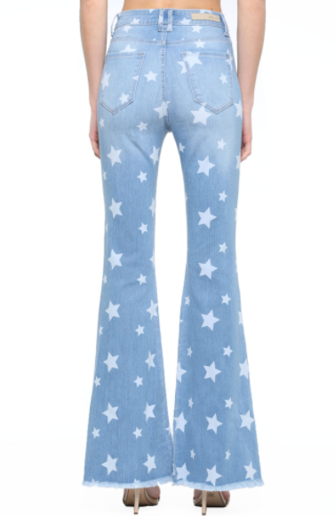 Reach for the Stars Flare Jeans