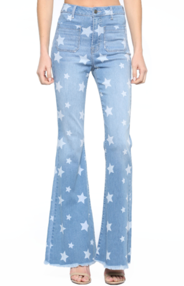 Reach for the Stars Flare Jeans