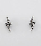 Lightning Bolt Stud Earrings