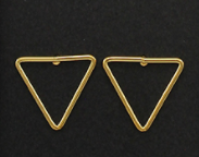 Upside Down Triangle Studs