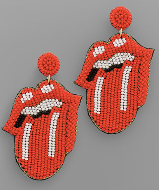 Rolling Stones Earrings