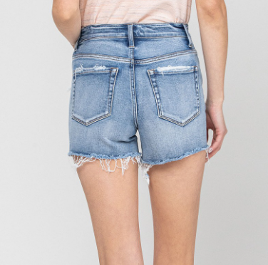 Sweet Sea 5 Button Denim Shorts