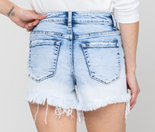 RESTOCK— Moondust Bleach Shorts