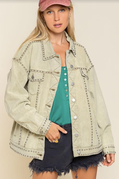 Maybe Next Year Studded Jacket