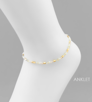 Simple Beaded Anklet