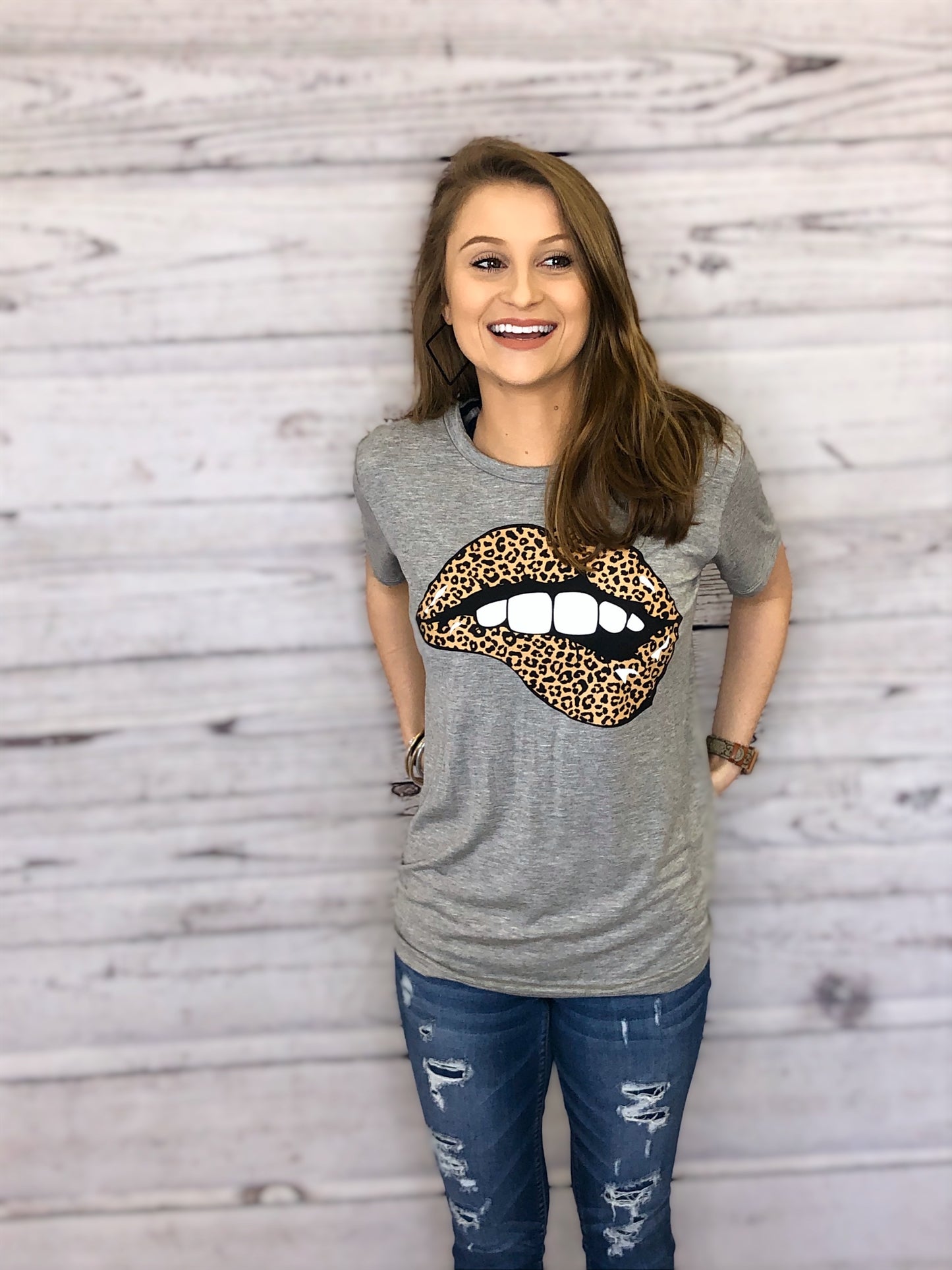 Leopard Lips Tee