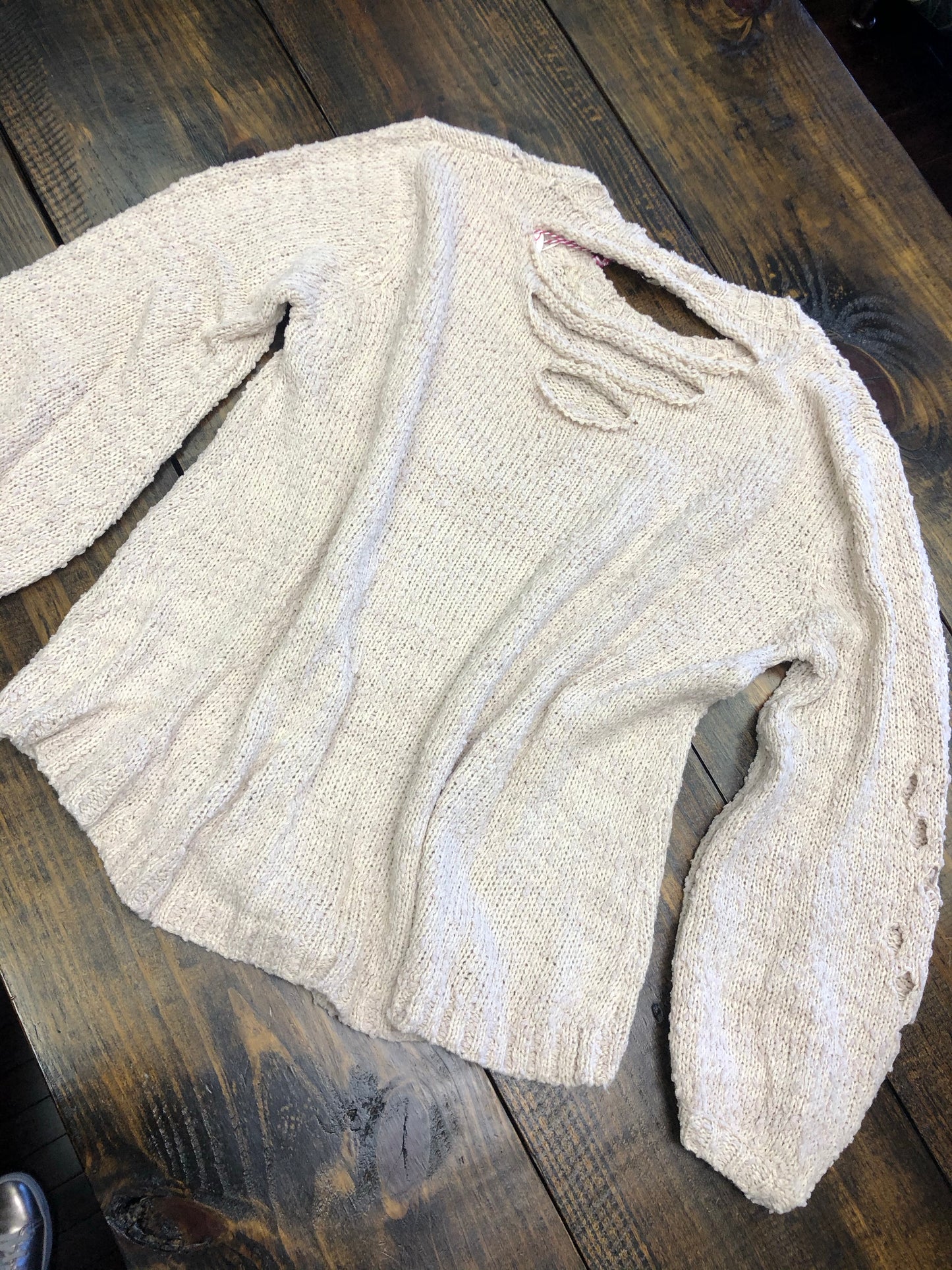 Desiree Distressed Sweater