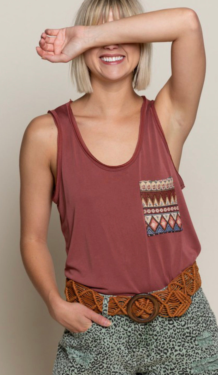 Not to Aztec-y Tank Top