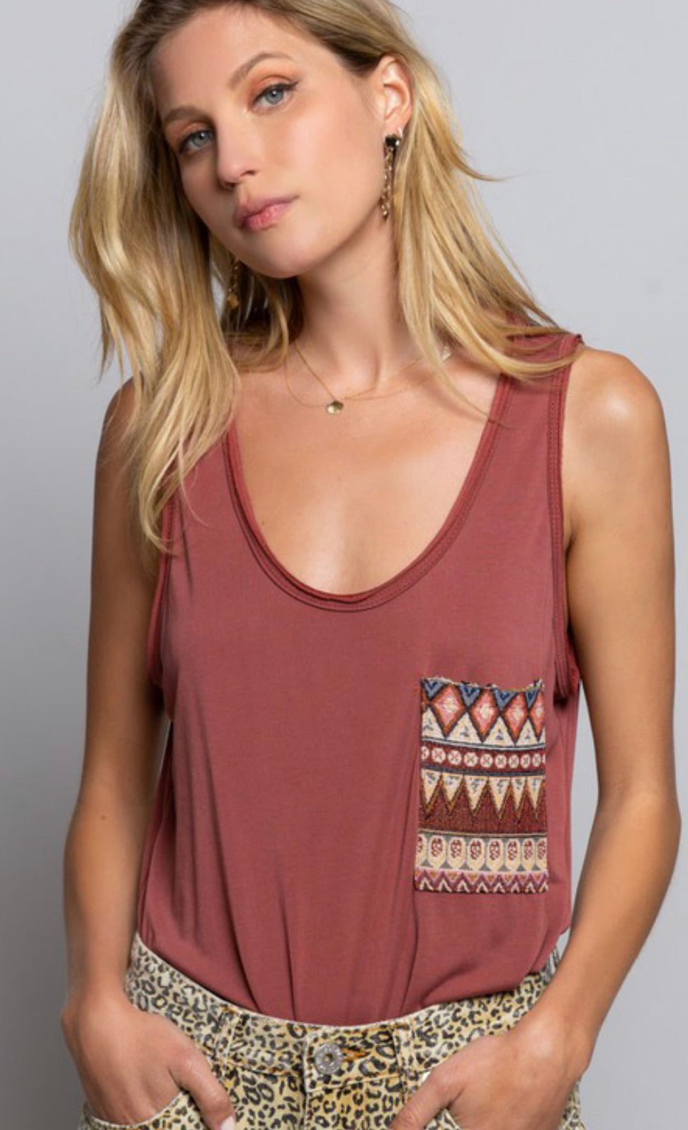 Not to Aztec-y Tank Top