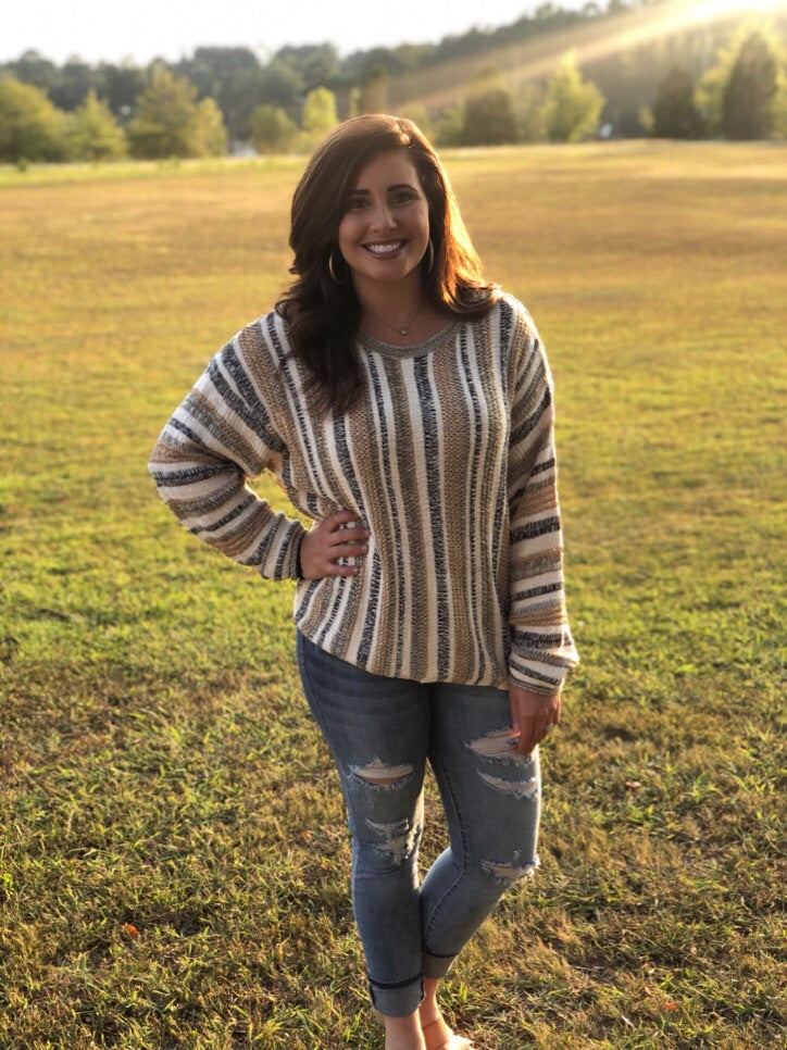 Sara Striped Sweater