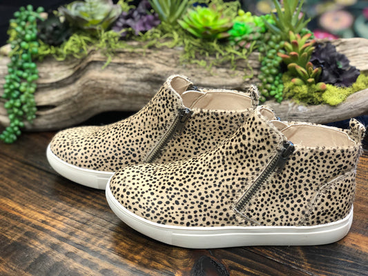 Leopard Print Slip On Sneakers