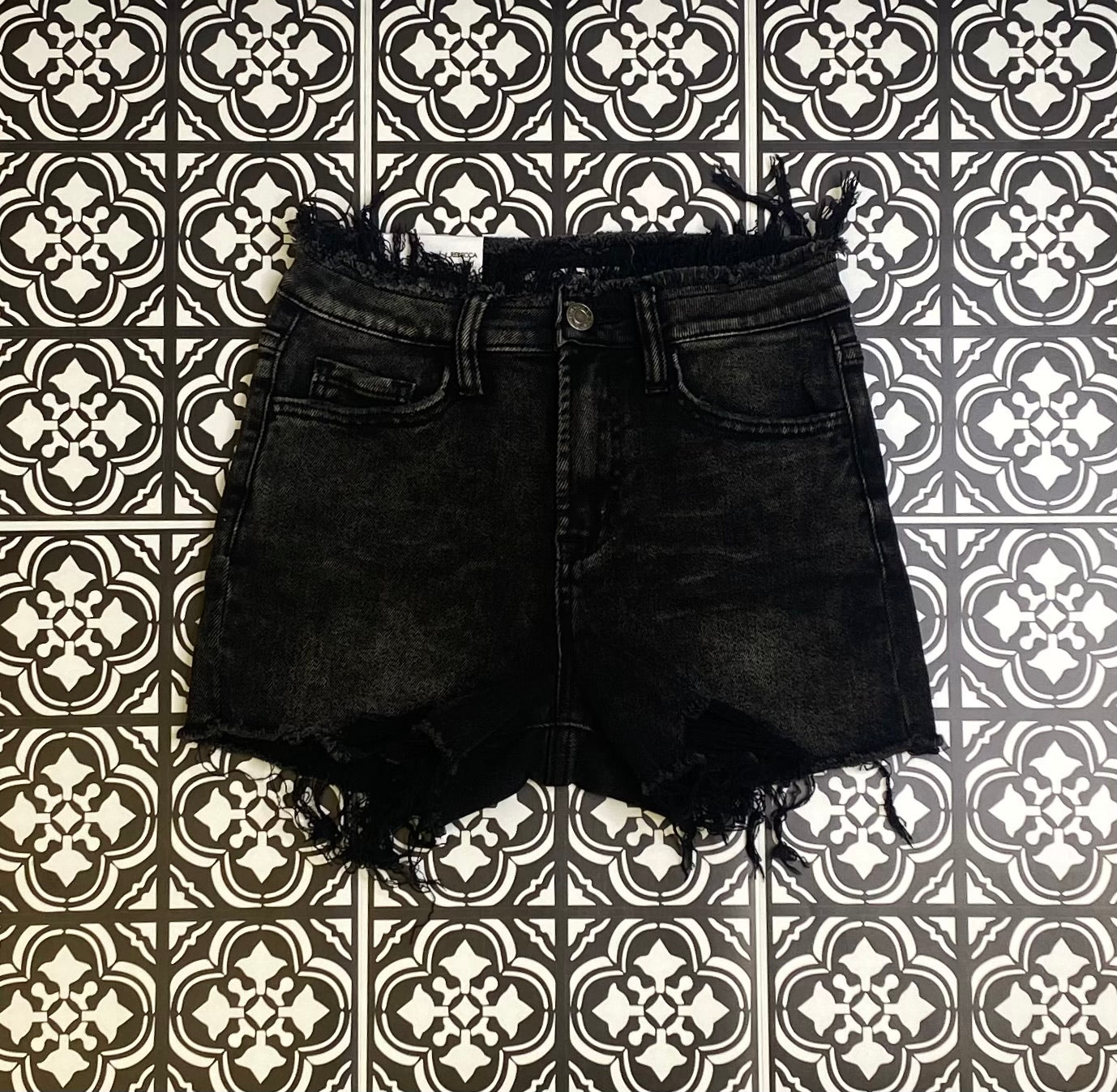 Coal Raw Hem Shorts