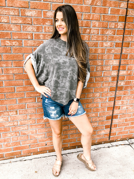 Oversized Tie Dye Top