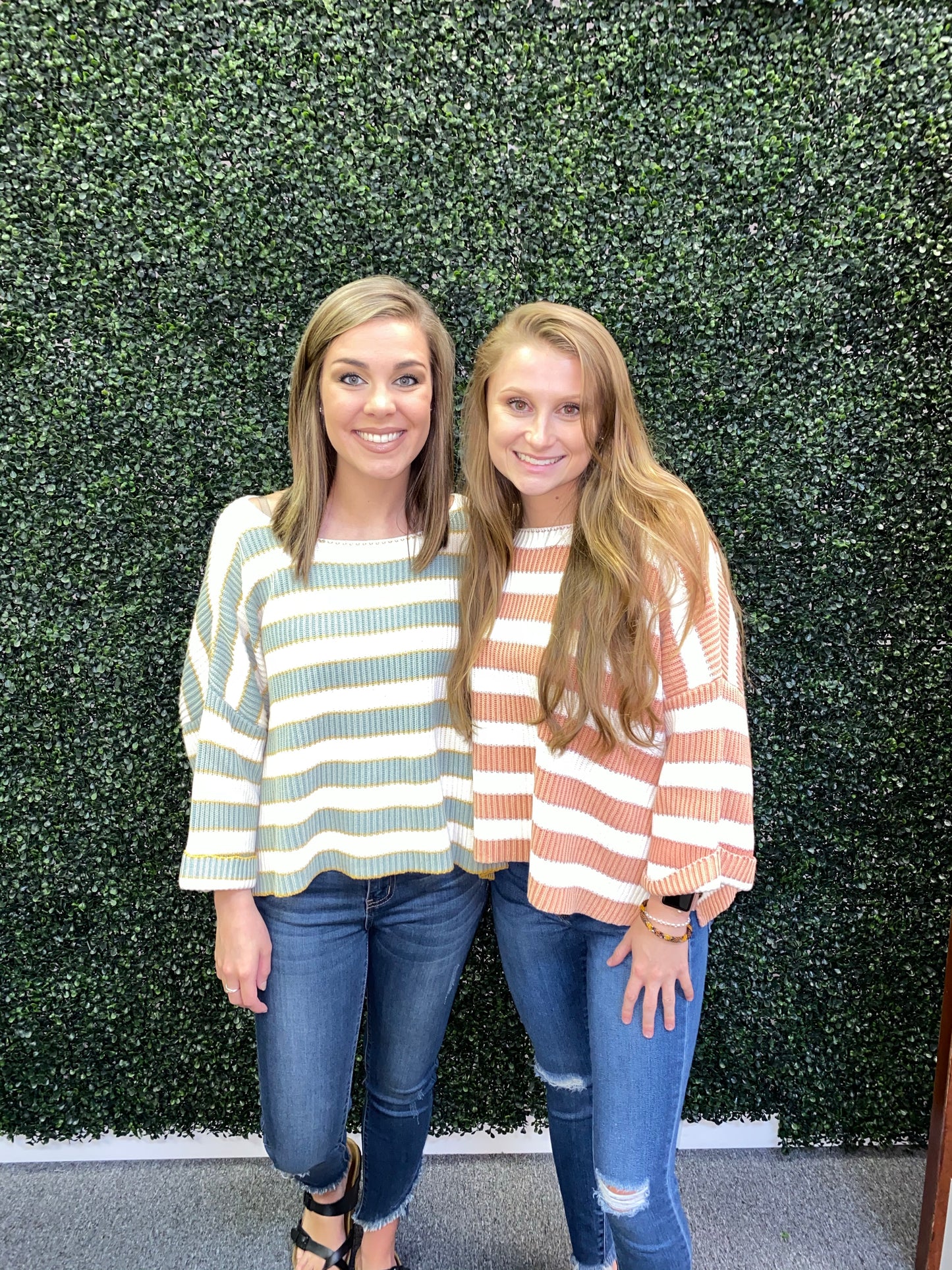 Willow Wide Arm Striped Sweater