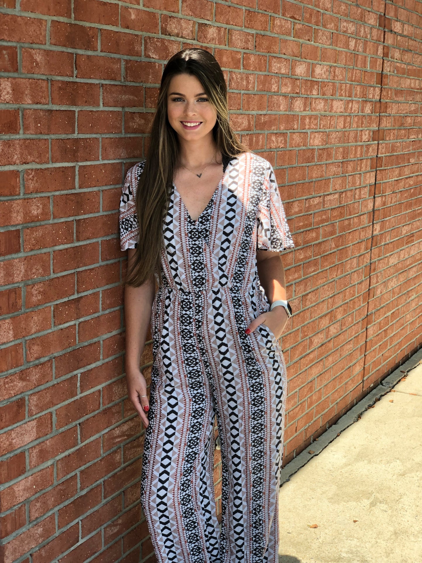 Tribal Print Jumpsuit