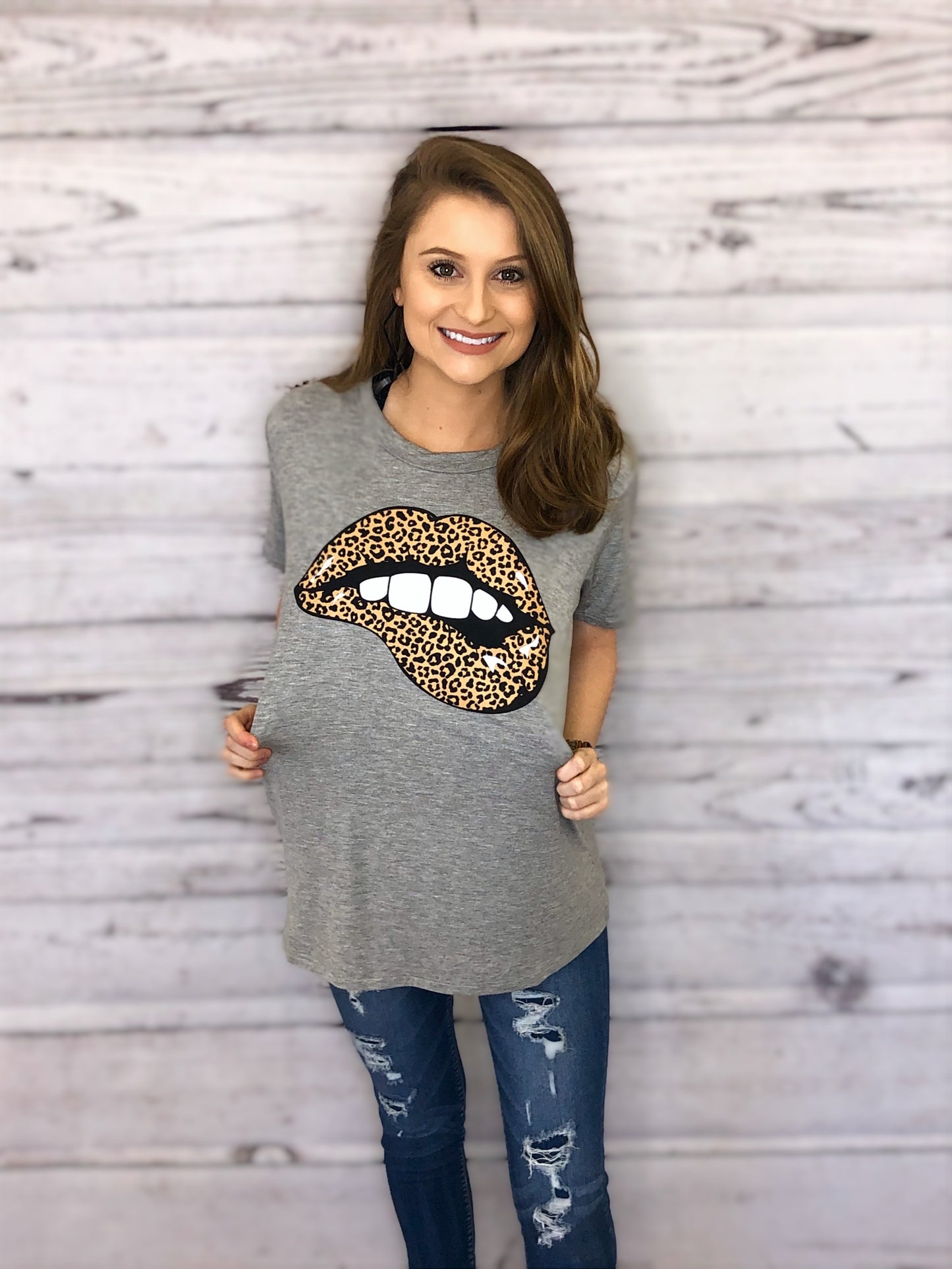 Leopard Lips Tee