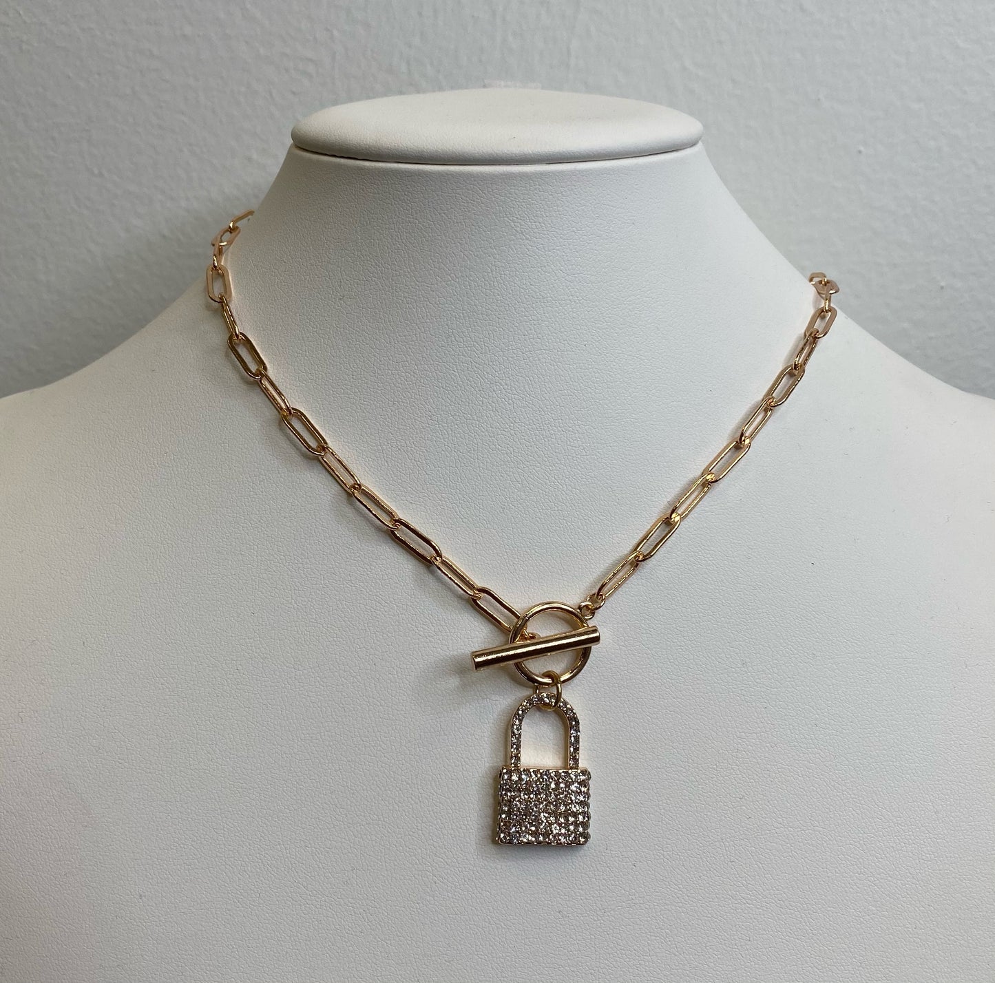 Locked Up Love Necklace