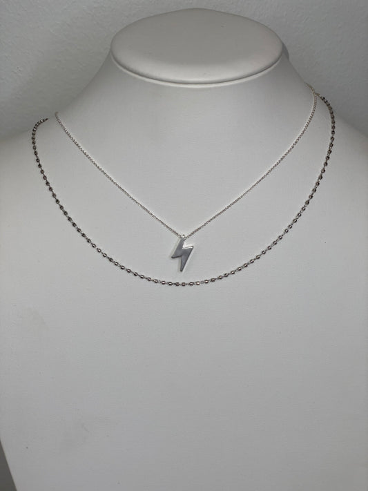 Thunderbolt Charm Layer Necklace