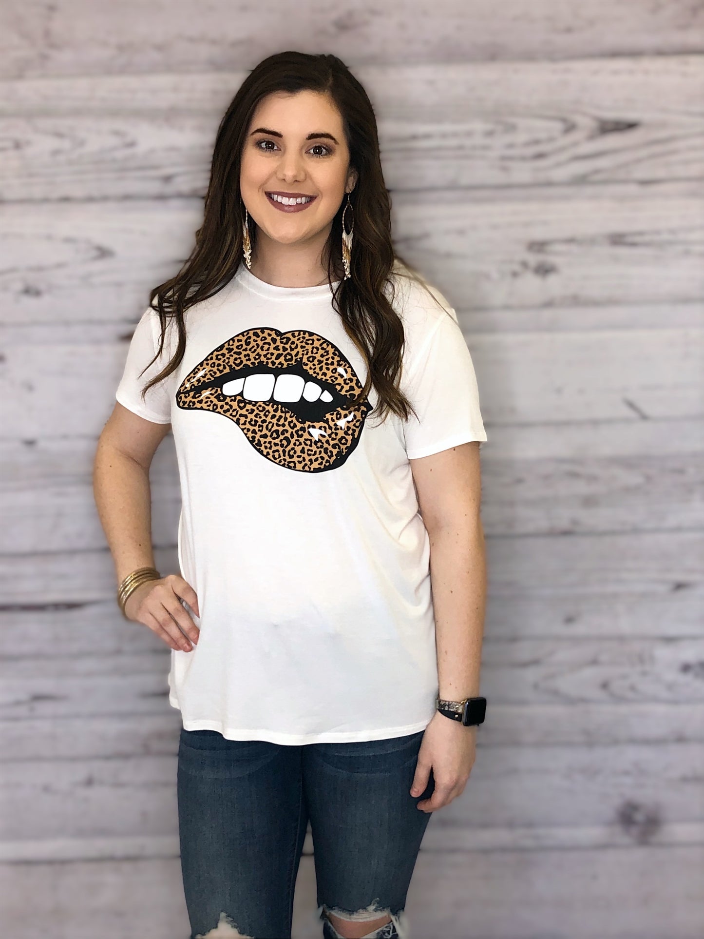 Leopard Lips Tee