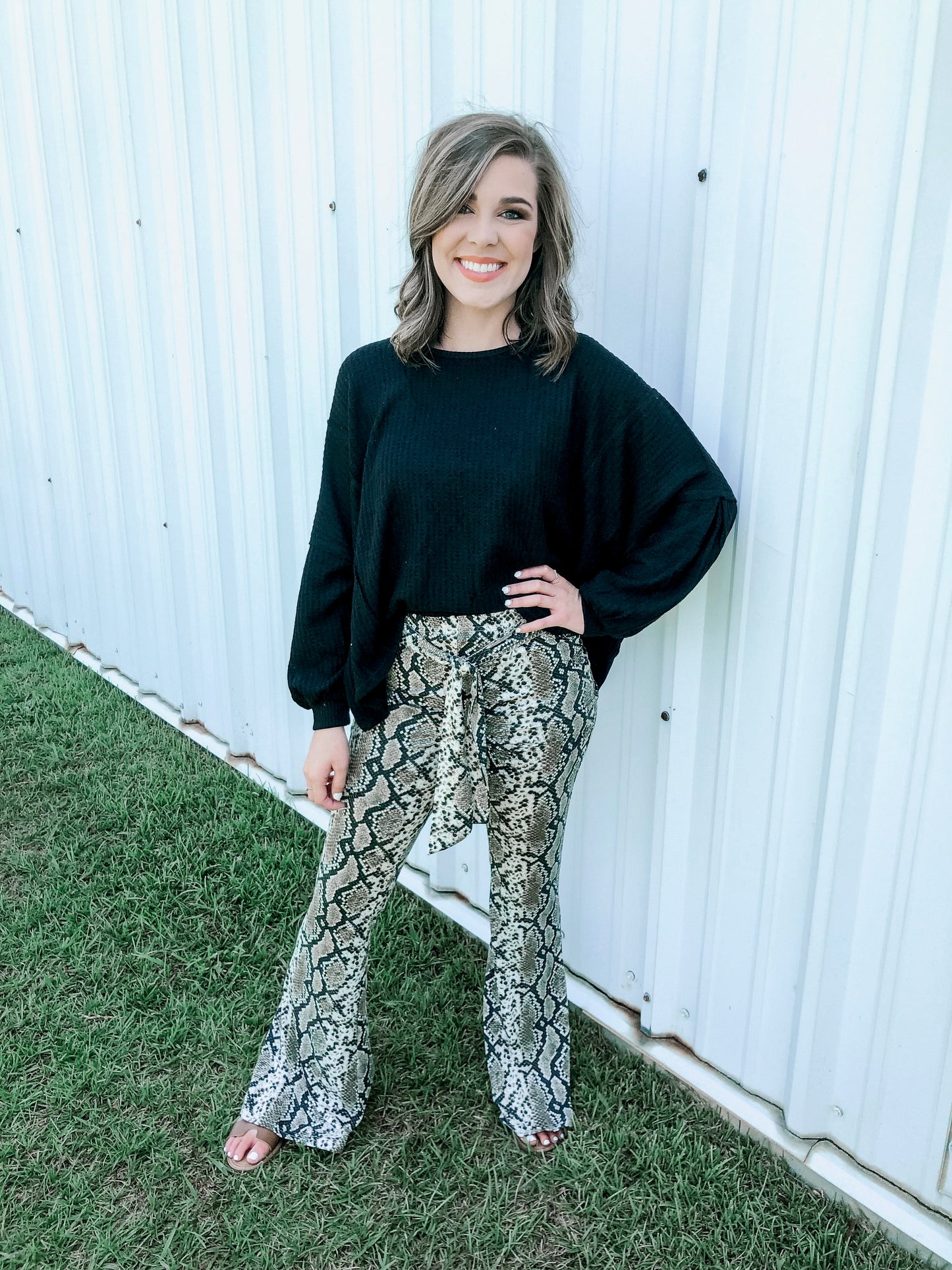 Snake Print Pants