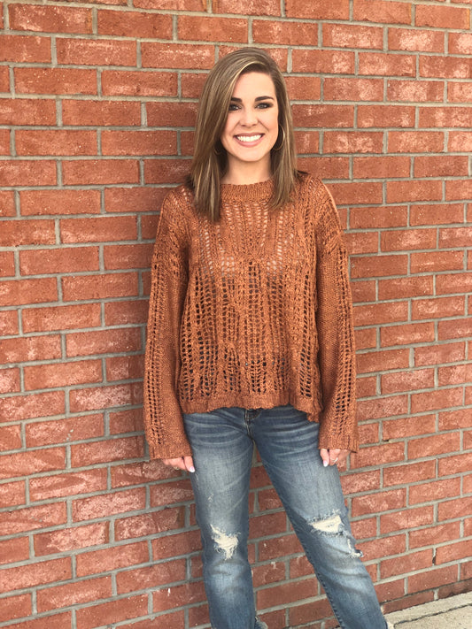 Cold Shoulder Sweater