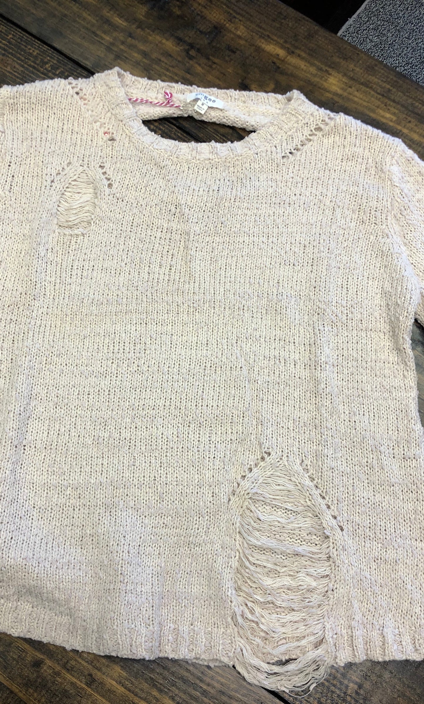 Desiree Distressed Sweater