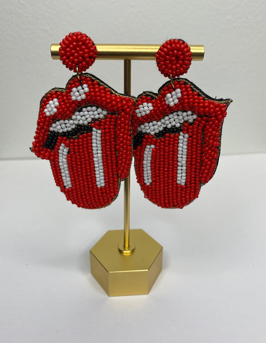 Rolling Stones Earrings