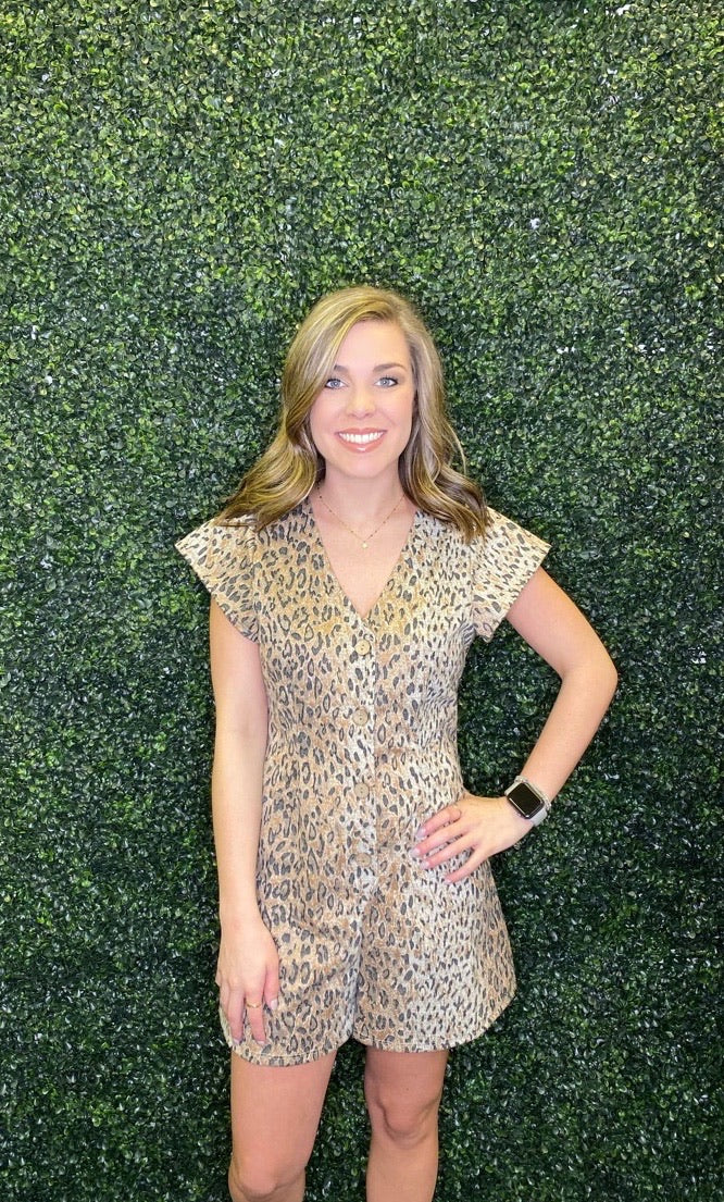 Charity Cheetah Romper