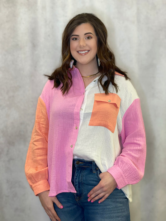 The Perfect Day Color-Block Top